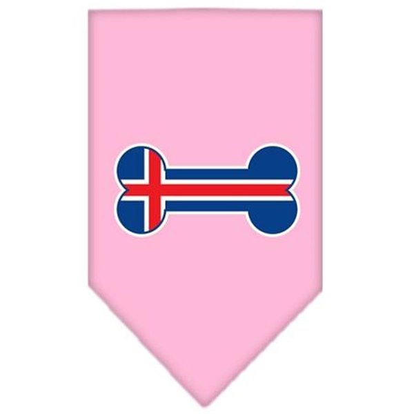 Unconditional Love Bone Flag Iceland  Screen Print Bandana Light Pink Large UN916256